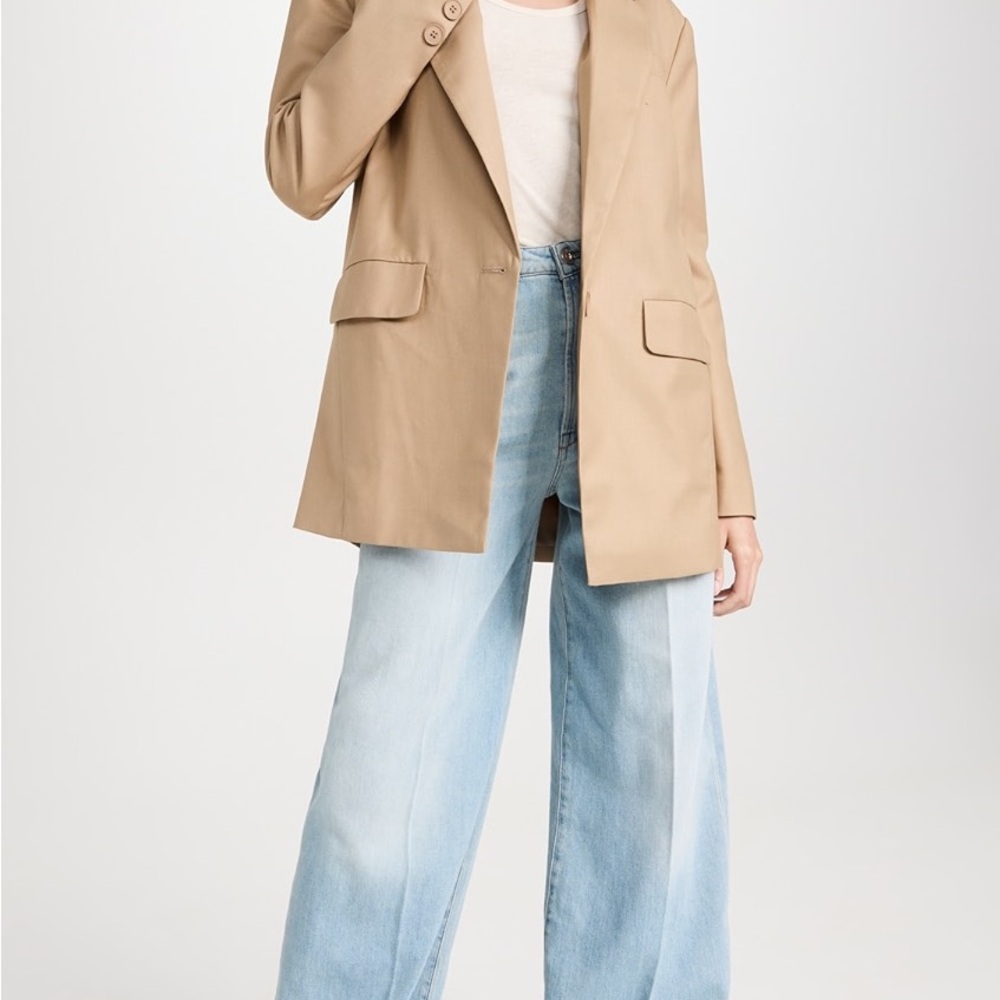 Lioness welcome to the jungle Tan Women's Blazer-NWOT